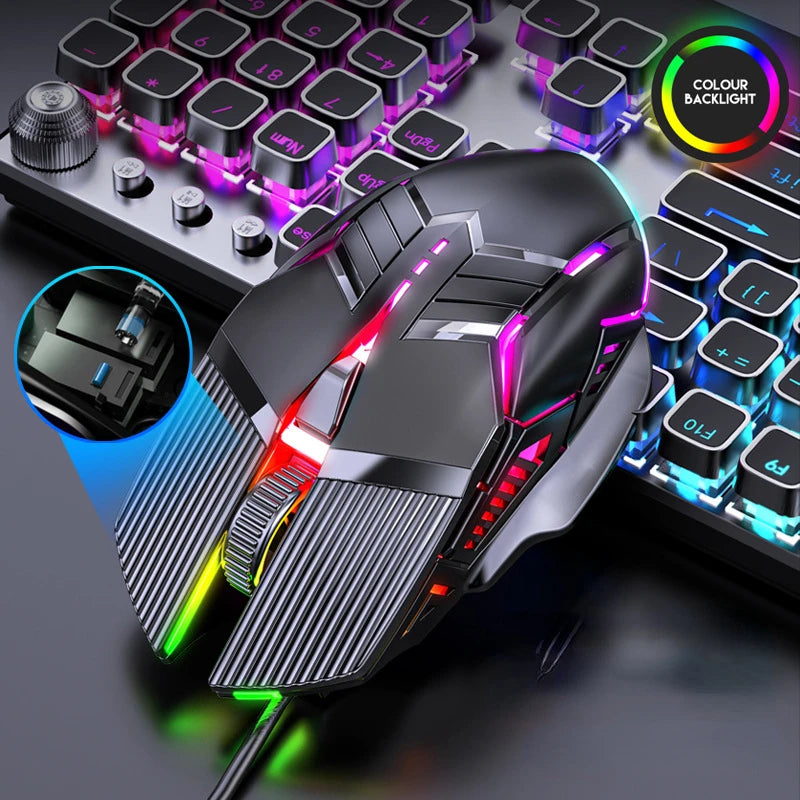 USB Mouse Gaming RGB